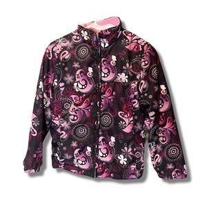 EUC Girls LARGE Zip Up Waterproof Fleece Zeroxposur